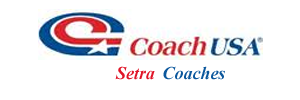 Coach USA Setra coaches